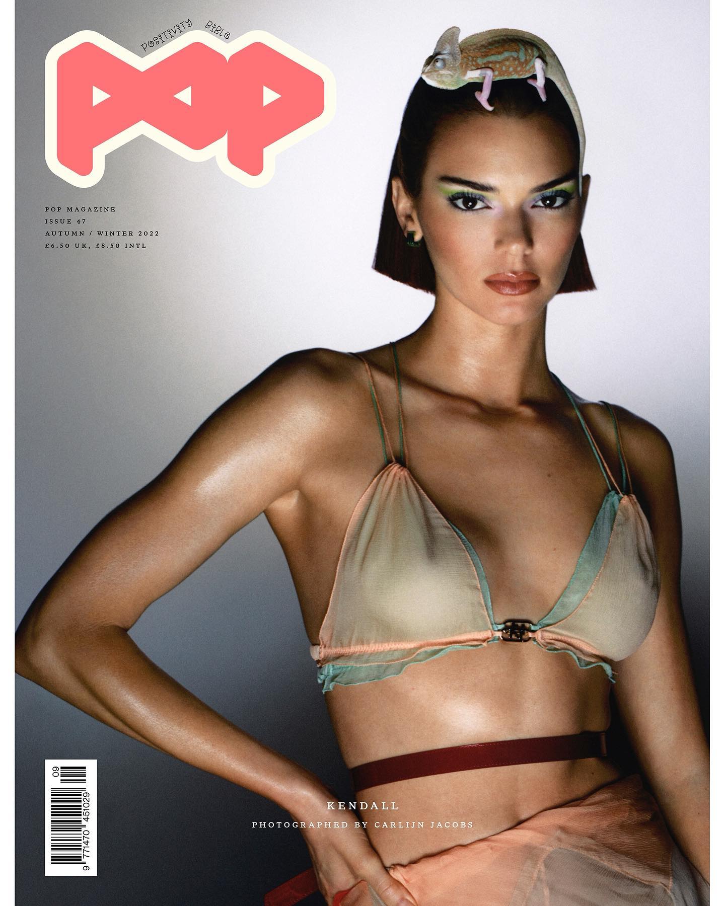 Check Out Kendall Jenner Poses For The Pop Magazine Cover With A