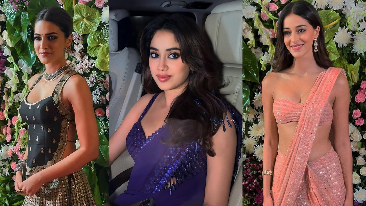 Kriti Sanon Janhvi Kapoor Ananya Panday Make Heads Turn In On