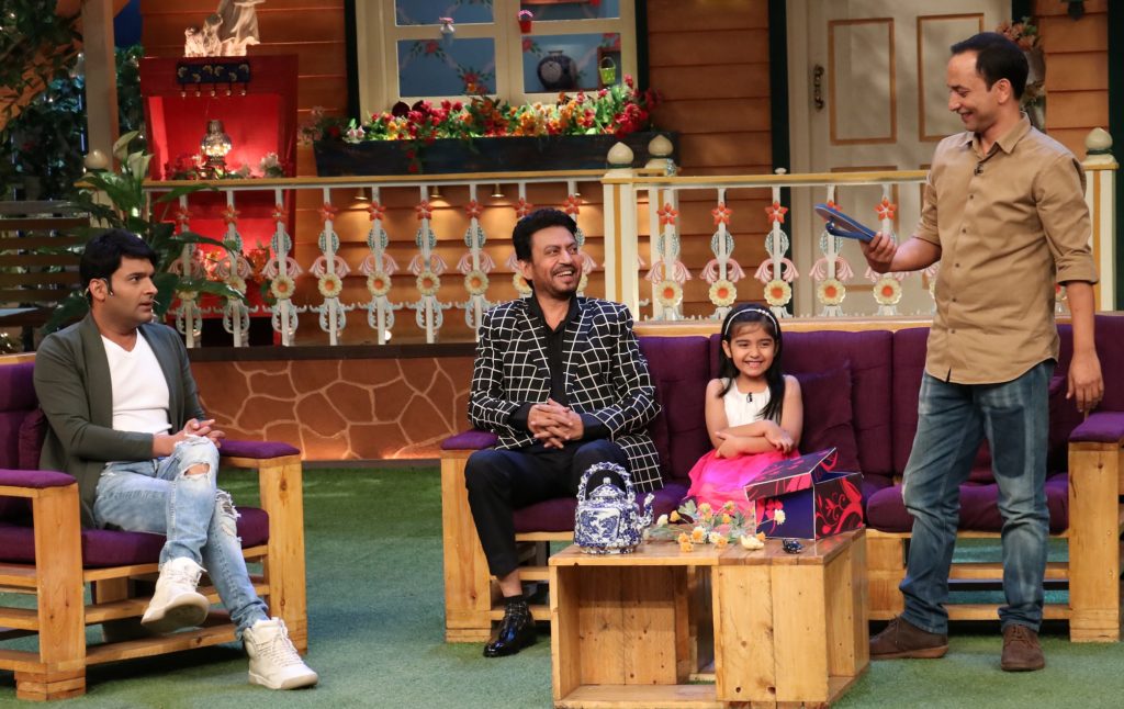 Hindi Medium cast on The Kapil Sharma Show - 8