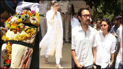 Funeral pics of Reema Lagoo