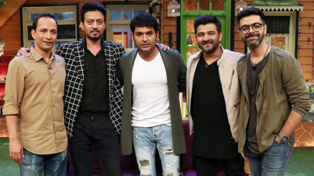 Hindi Medium cast on The Kapil Sharma Show