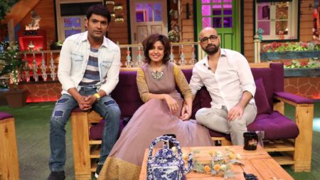 Sunidhi Chauhan and Husband Hitesh Sonik on The Kapil Sharma Show