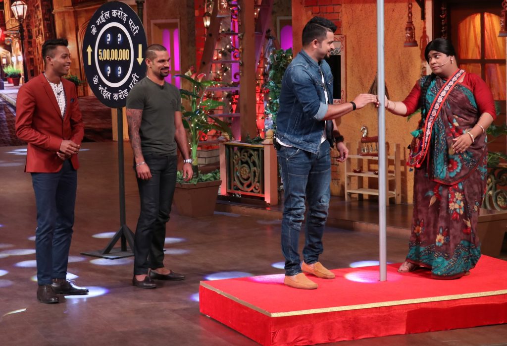 Suresh Raina, Shikhar Dhawan & Hardik Pandya on The Kapil Sharma Show - 7