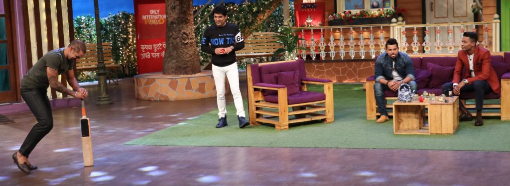 Suresh Raina, Shikhar Dhawan & Hardik Pandya on The Kapil Sharma Show - 9