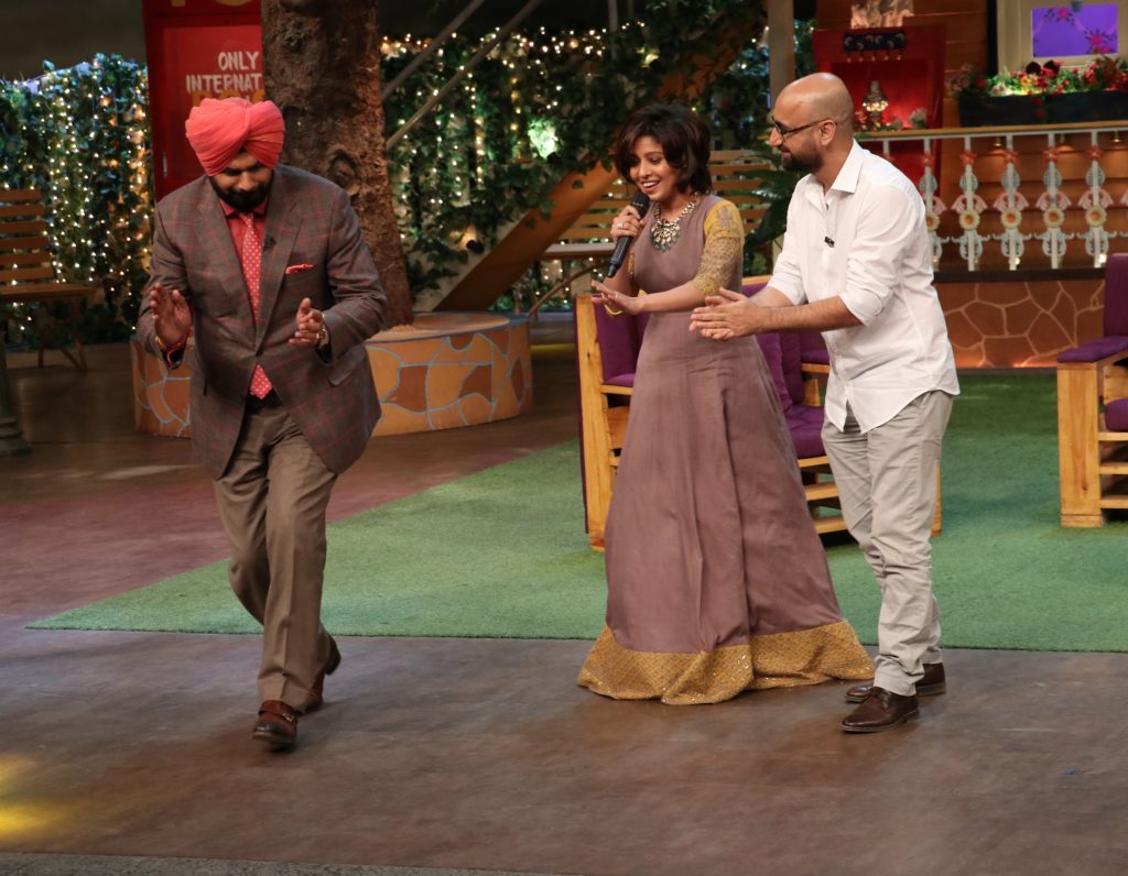 Sunidhi Chauhan and Husband Hitesh Sonik on The Kapil Sharma Show - 6