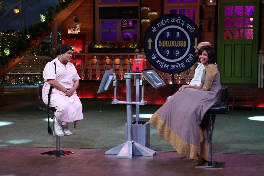 Sunidhi Chauhan and Husband Hitesh Sonik on The Kapil Sharma Show - 10