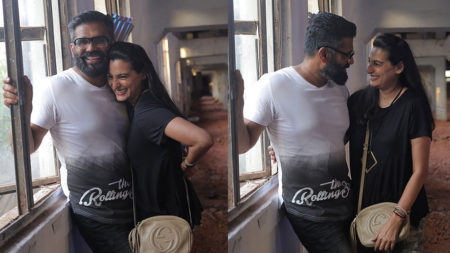 Suniel Shetty and Mana give some serious relationship goals