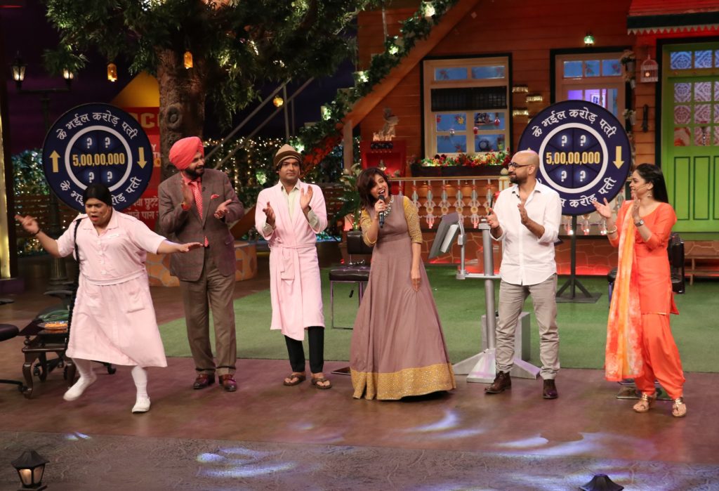 Sunidhi Chauhan and Husband Hitesh Sonik on The Kapil Sharma Show - 11