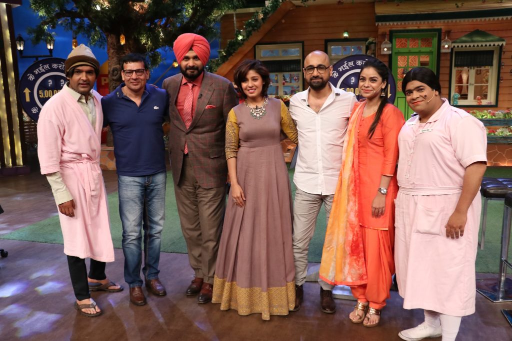 Sunidhi Chauhan and Husband Hitesh Sonik on The Kapil Sharma Show - 4