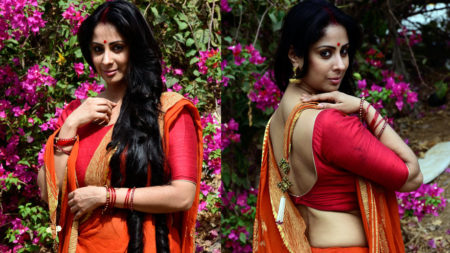 Sangita Ghosh’s look inspired from Aishwarya Rai in Devdas!