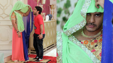 Jay Soni dons a saree for Colors’ Bhaag Bakool Bhaag