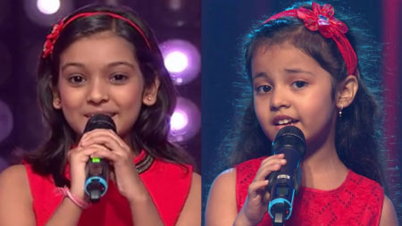 Voice Kids winner Nishtha Sharma and cute Ayat Shaikh sing for & TV’s Paramavatar Shri Krishna