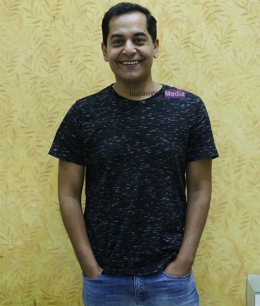 Gaurav Gera smiles for the camera post FB Live session with IndianWikiMedia - 1