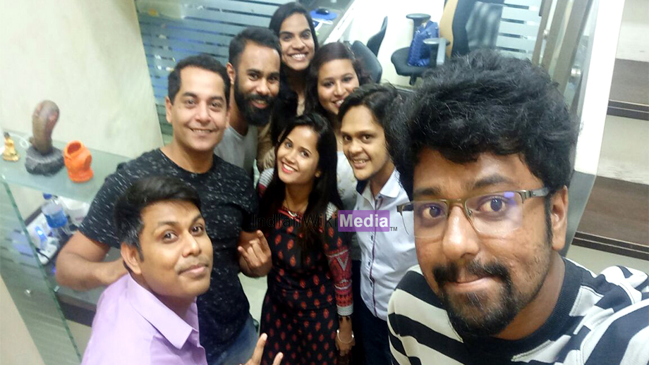 Gaurav Gera smiles for the camera post FB Live session with IndianWikiMedia - 3