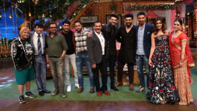 Team Mubarakan at The Kapil Sharma Show