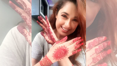 Yuvika Chaudhary is in love with ‘mehendi’