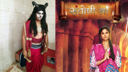 Nasir Khan’s half animal-half human look in &TV’s Santoshi Maa