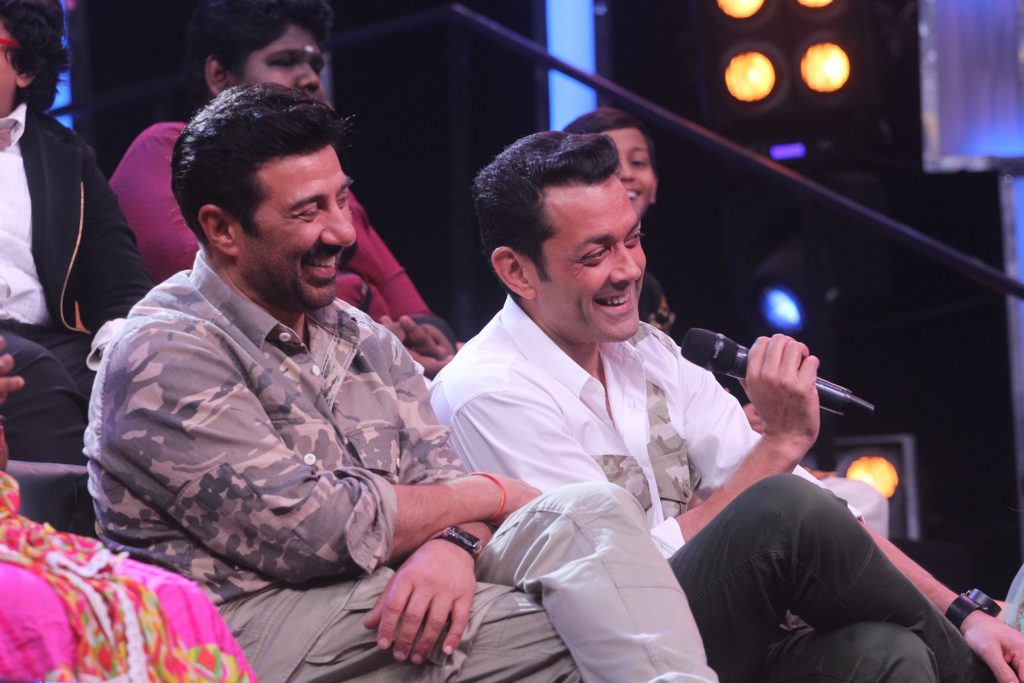 Sunny Deol & Bobby Deol on Zee TV’s Sa Re Ga Ma Pa Li’l Champs - 2