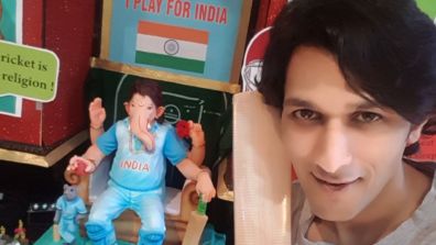 Abhay Vakil hits the ball out of the park with his unique Ganpati celebration