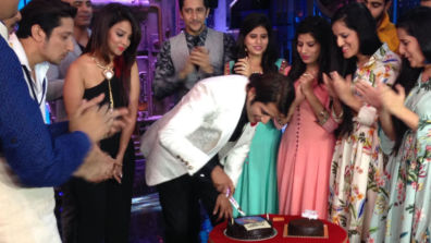 Karanvir Bohra’s birthday celebrations on the sets of India’s Best Judwaah