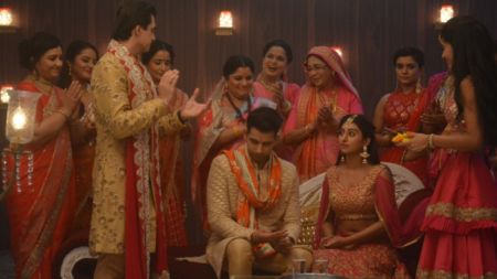 Naksh-Keerti’s engagement ceremony