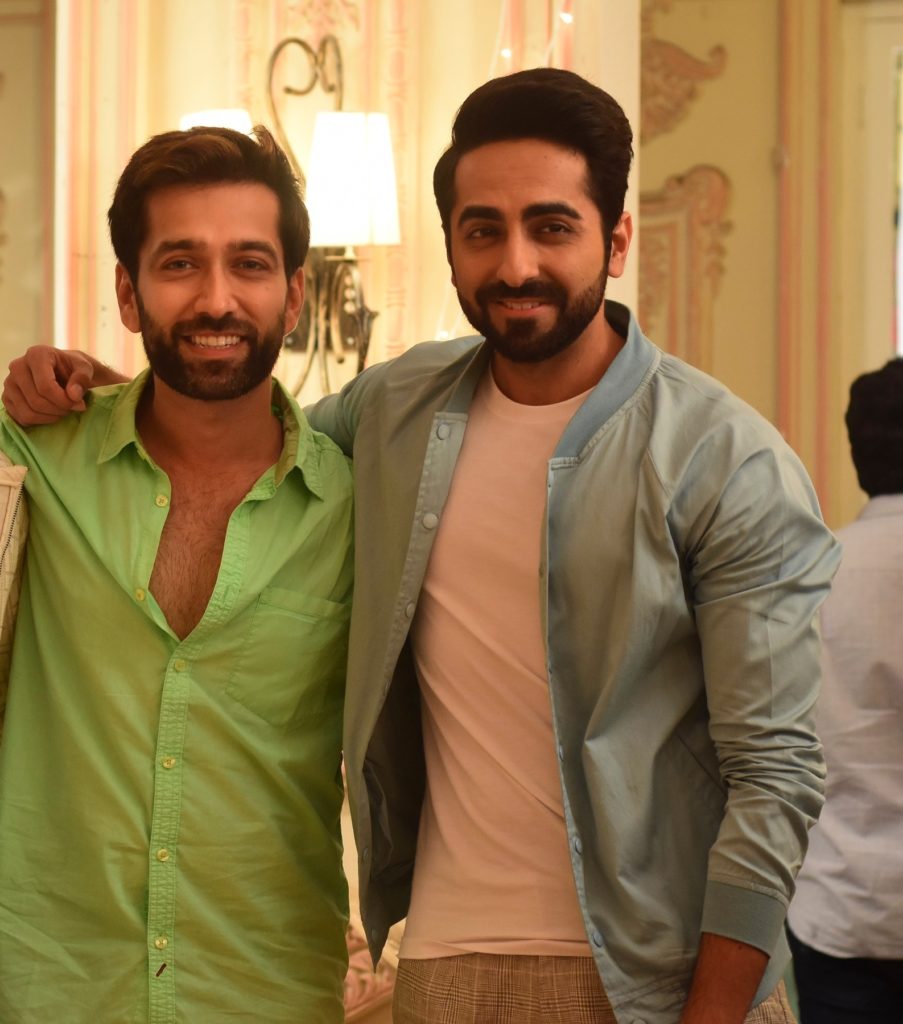 Ayushmann Khurrana, Kriti Sanon and Rajkummar Rao visit the sets of Ishqbaaaz - 2