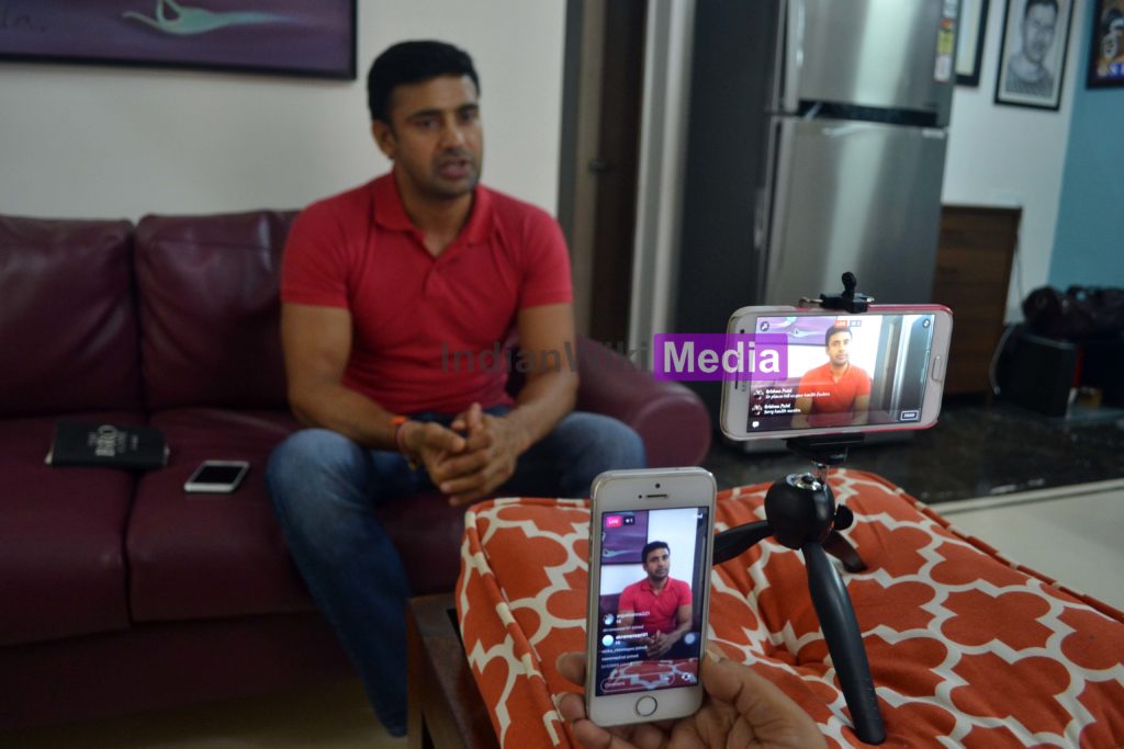 ‘Happy’ Sangram Singh post interacting with fans on IndianWikiMedia FB Live - 3