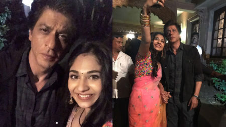 Vidhi Pandya’s fan-girl moment with the Badshah of Bollywood SRK