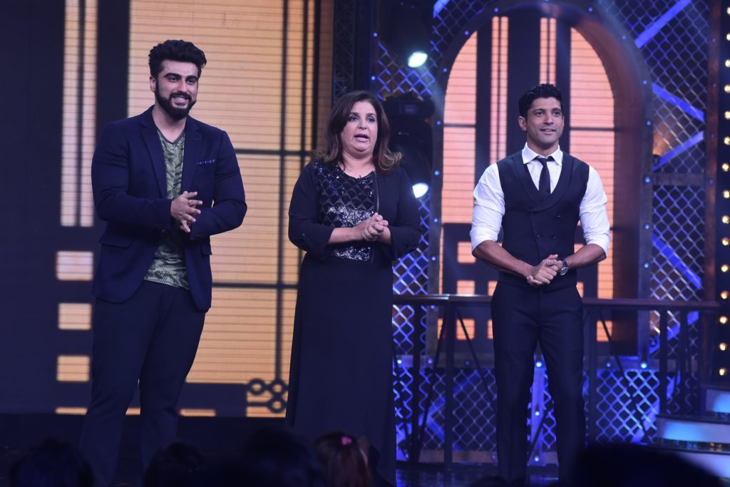 Farhan Akhtar and Arjun Kapoor on Farah Khan’s show Lip Sing Battle - 3