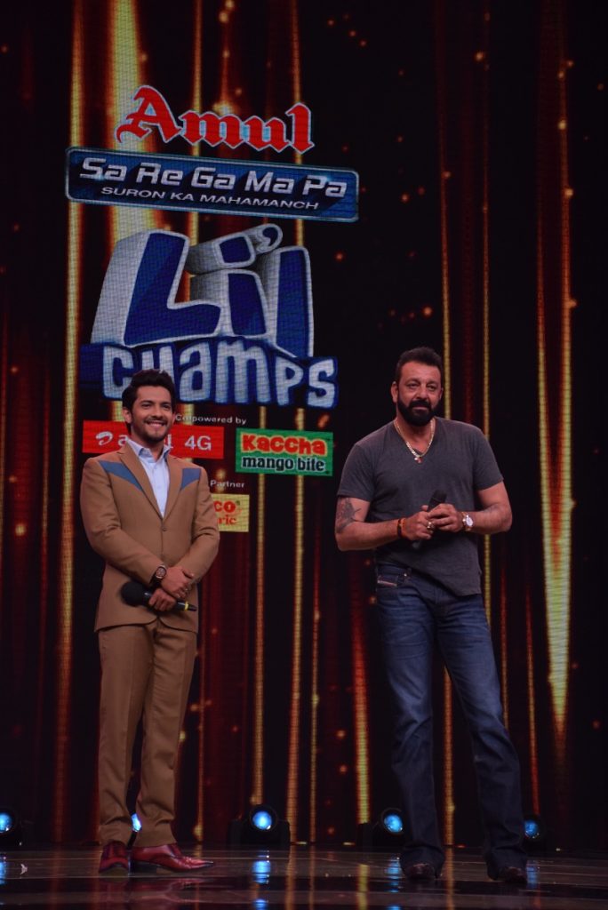 Sanjay Dutt meets the contestants of SaReGaMaPa Li’l Champs - 6