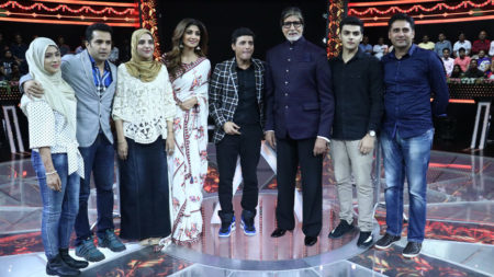 Afroz Shah and Shilpa Shetty Kundra in Sony TV’s Kaun Banega Crorepati 9