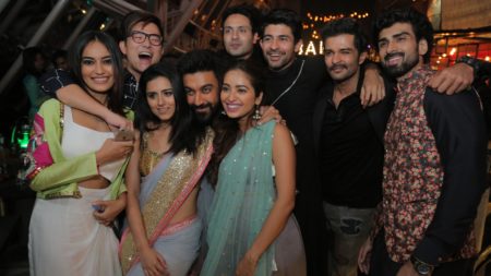 Raqesh Bapat & Riddhi Dogra’s pre-Diwali bash