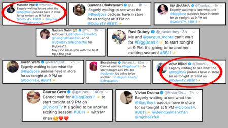 Seamless social: Same tweet, same wish of Colors’ actors for Bigg Boss