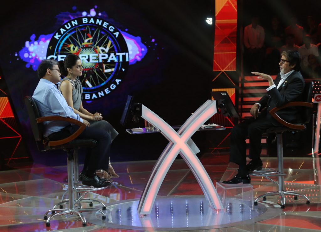 Dr. Subroto Das and Taapsee Pannu in Kaun Banega Crorepati 9 - 0