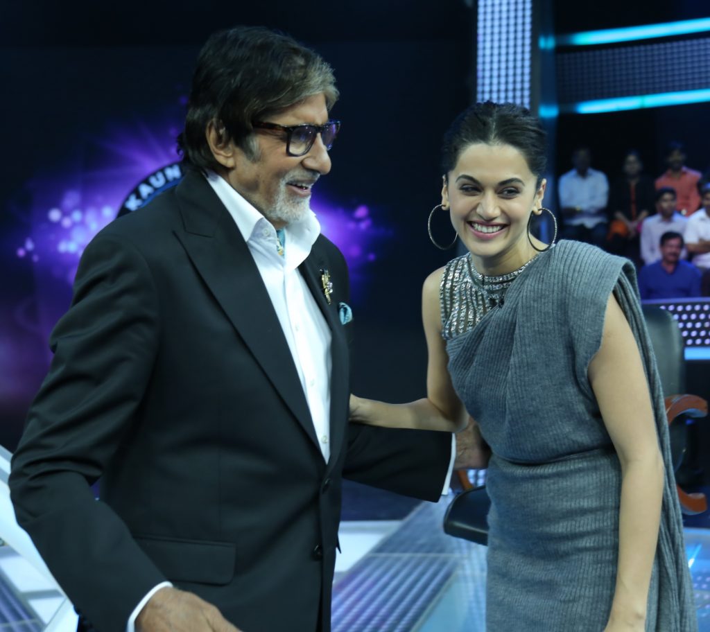 Dr. Subroto Das and Taapsee Pannu in Kaun Banega Crorepati 9 - 6