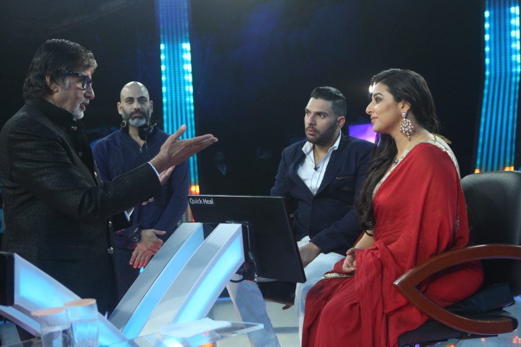 Vidya Balan and Yuvraj Singh in Kaun Banega Crorepati 9 - 4