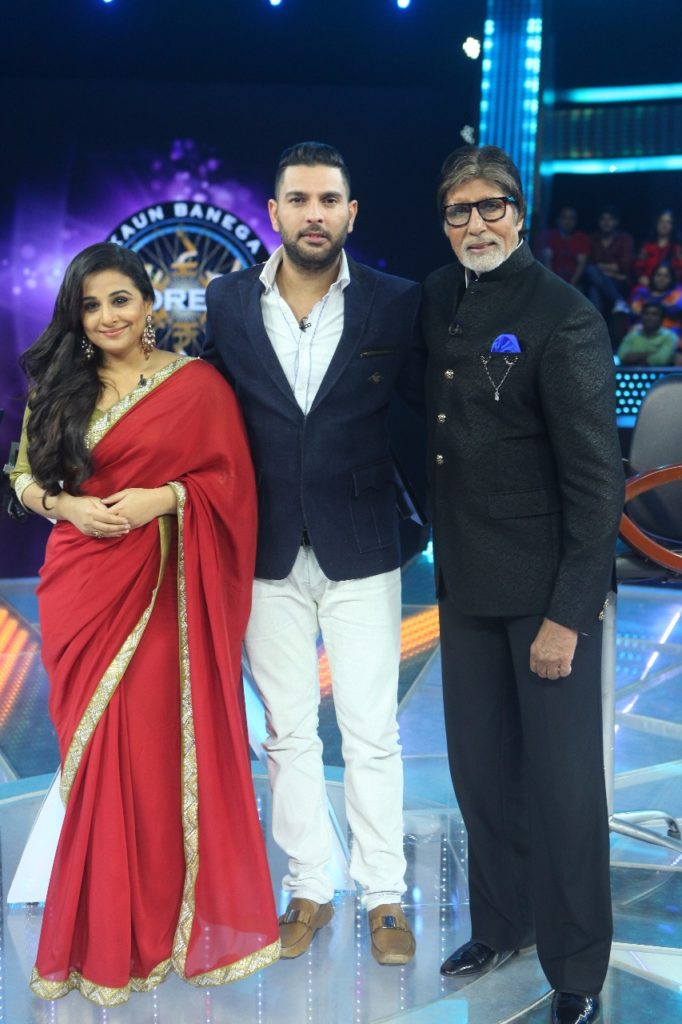 Vidya Balan and Yuvraj Singh in Kaun Banega Crorepati 9 - 5