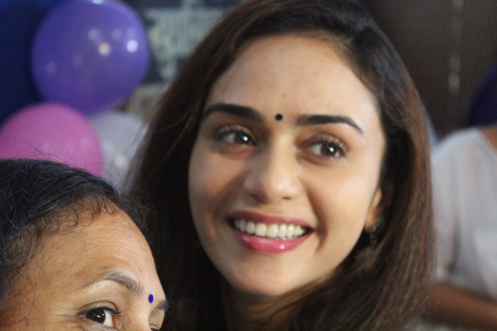 Amruta Khanvilkar celebrates birthday with special kids - 6