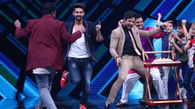 Rithwik Dhanjani’s birthday celebration on the set of Super Dancer Chapter 2