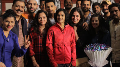 Babita Phogat celebrates birthday with Badho Bahu cast