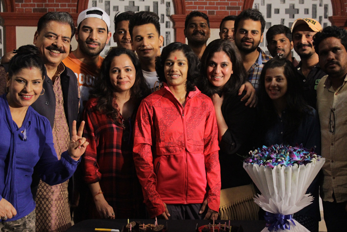 Babita Phogat celebrates birthday with Badho Bahu cast - 3