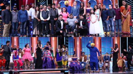 Kapil Sharma caught in the moment on Oye Firangi