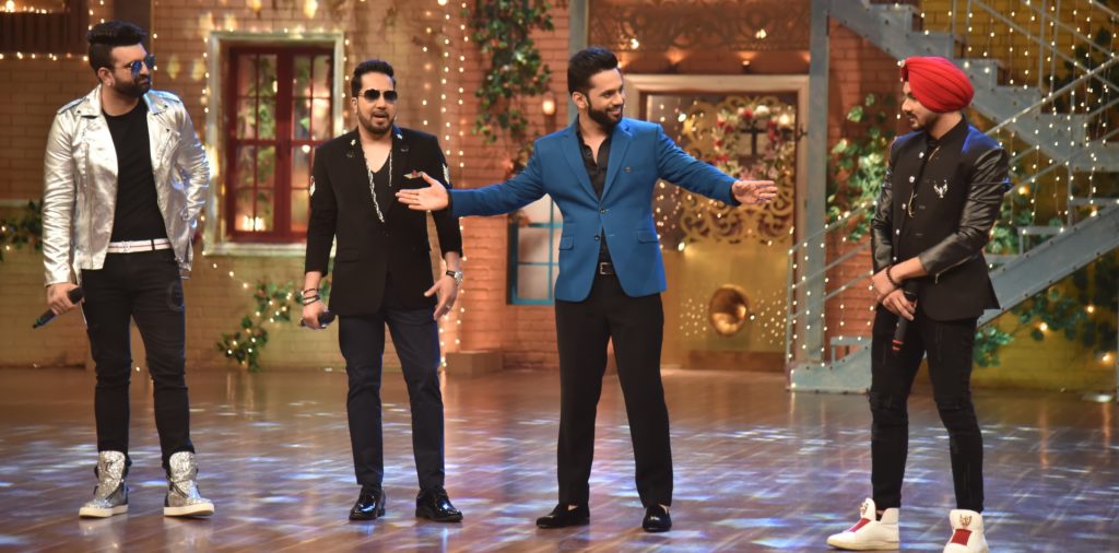 Mika Singh and Rahul Vaidya grace the set of The Drama Company - 1