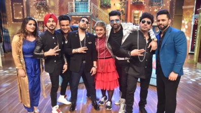 Mika Singh and Rahul Vaidya grace the set of The Drama Company