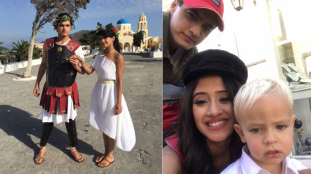 Yeh Rishta couple Mohsin Khan and Shivangi Joshi rock in Greece