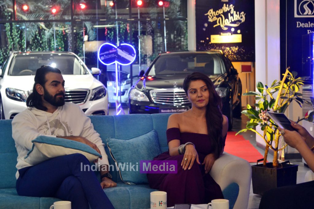 Karan V Grover and Rubina Dilaik’s candid moments on the set of Showbiz With Vahbiz - 1