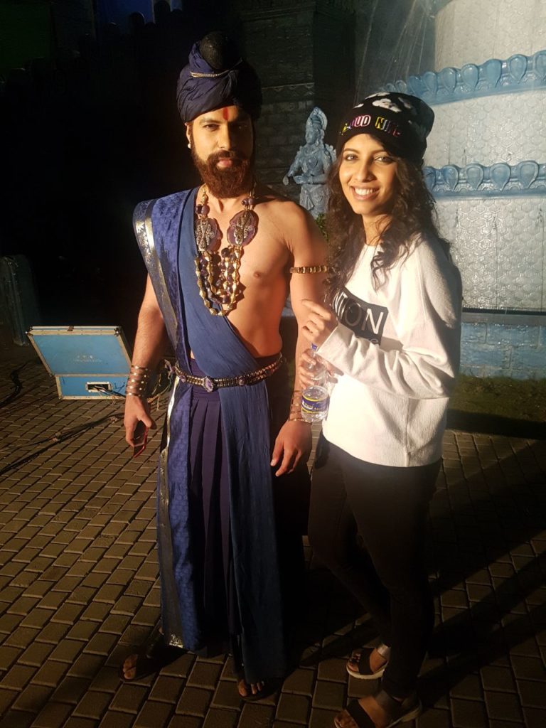 Bonfire on the sets of Porus - 8