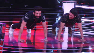 Shaan accepts Jay’s fitness challenge on The Voice India Kids