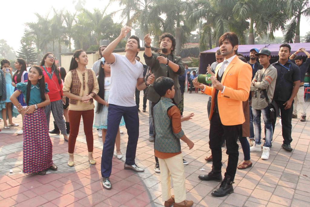 Makar Sankranti celebration on the sets of The Voice India Kids 2