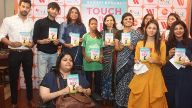 Manasi Salvi, Karan Jotwani and Sahil Uppal at a book launch